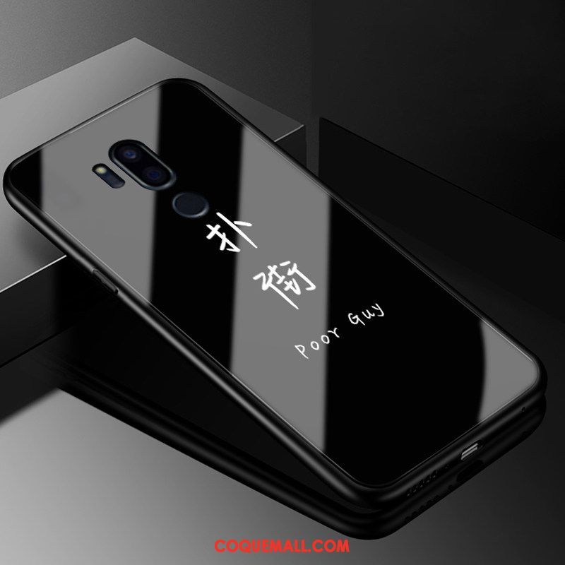 Étui Lg G7 Thinq Noir Téléphone Portable Fluide Doux, Coque Lg G7 Thinq Protection Incassable