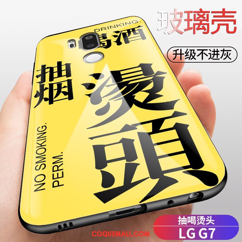 Étui Lg G7 Thinq Protection Silicone Téléphone Portable, Coque Lg G7 Thinq Verre Tendance