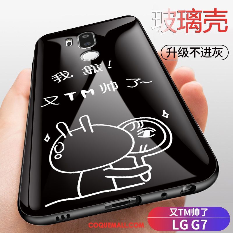 Étui Lg G7 Thinq Protection Silicone Téléphone Portable, Coque Lg G7 Thinq Verre Tendance