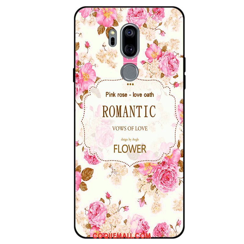 Étui Lg G7 Thinq Rose Protection Téléphone Portable, Coque Lg G7 Thinq Tout Compris Fluide Doux