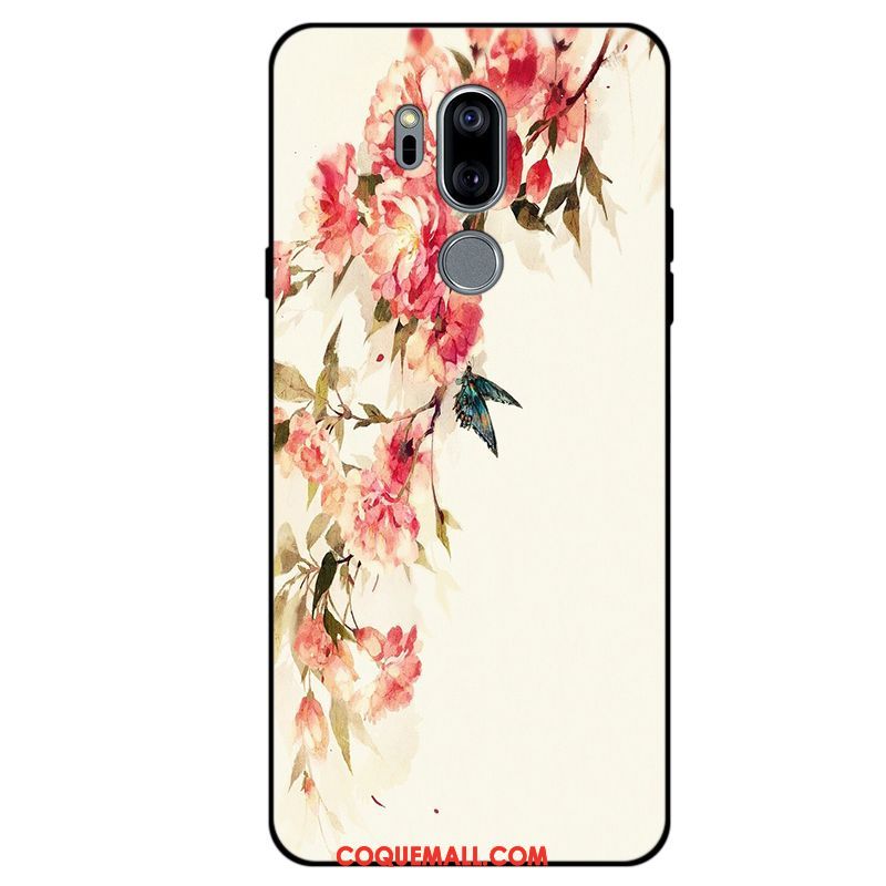 Étui Lg G7 Thinq Rose Protection Téléphone Portable, Coque Lg G7 Thinq Tout Compris Fluide Doux