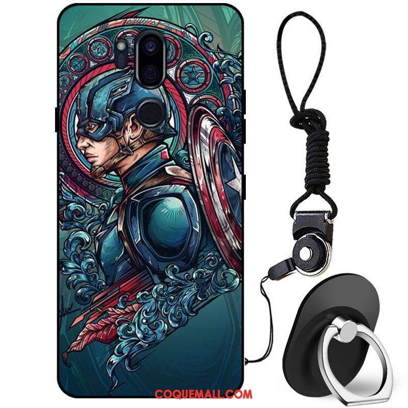 Étui Lg G7 Thinq Silicone Noir Protection, Coque Lg G7 Thinq Dessin Animé Incassable