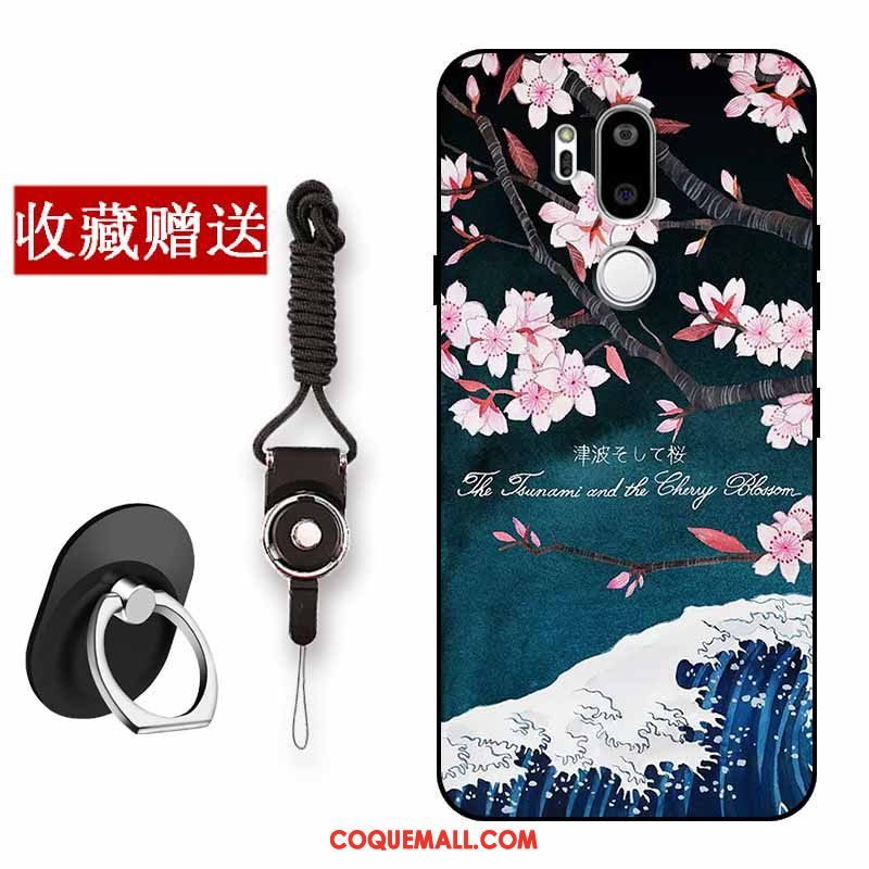 Étui Lg G7 Thinq Silicone Rouge Protection, Coque Lg G7 Thinq Fluide Doux Tout Compris