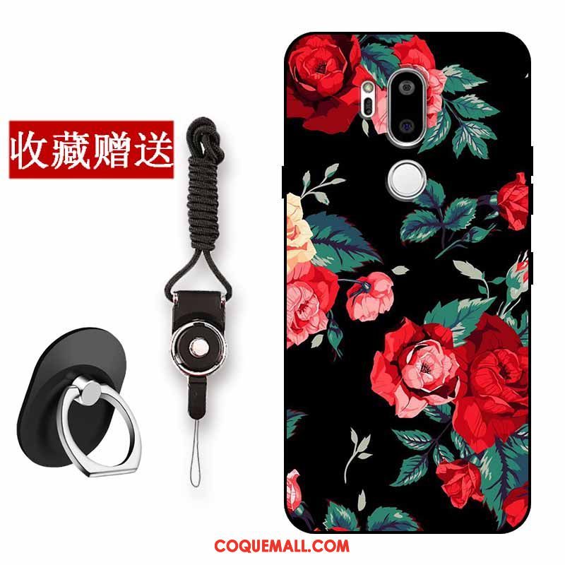 Étui Lg G7 Thinq Silicone Rouge Protection, Coque Lg G7 Thinq Fluide Doux Tout Compris