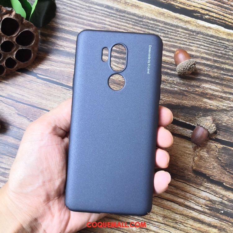 Étui Lg G7 Thinq Tendance Simple Protection, Coque Lg G7 Thinq Difficile Délavé En Daim