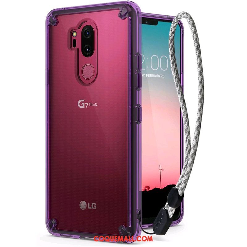 Étui Lg G7 Thinq Tout Compris Classic Transparent, Coque Lg G7 Thinq Protection Téléphone Portable