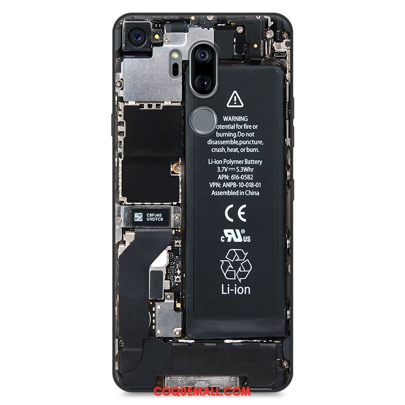 Étui Lg G7 Thinq Tout Compris Silicone Créatif, Coque Lg G7 Thinq Vintage Incassable