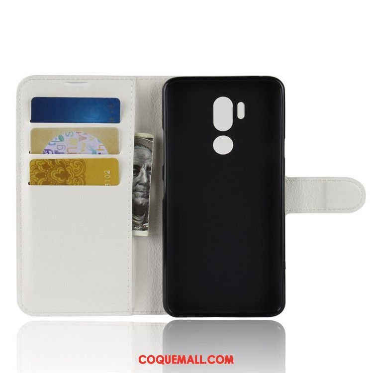 Étui Lg G7 Thinq Téléphone Portable Incassable Étui En Cuir, Coque Lg G7 Thinq Protection Vert