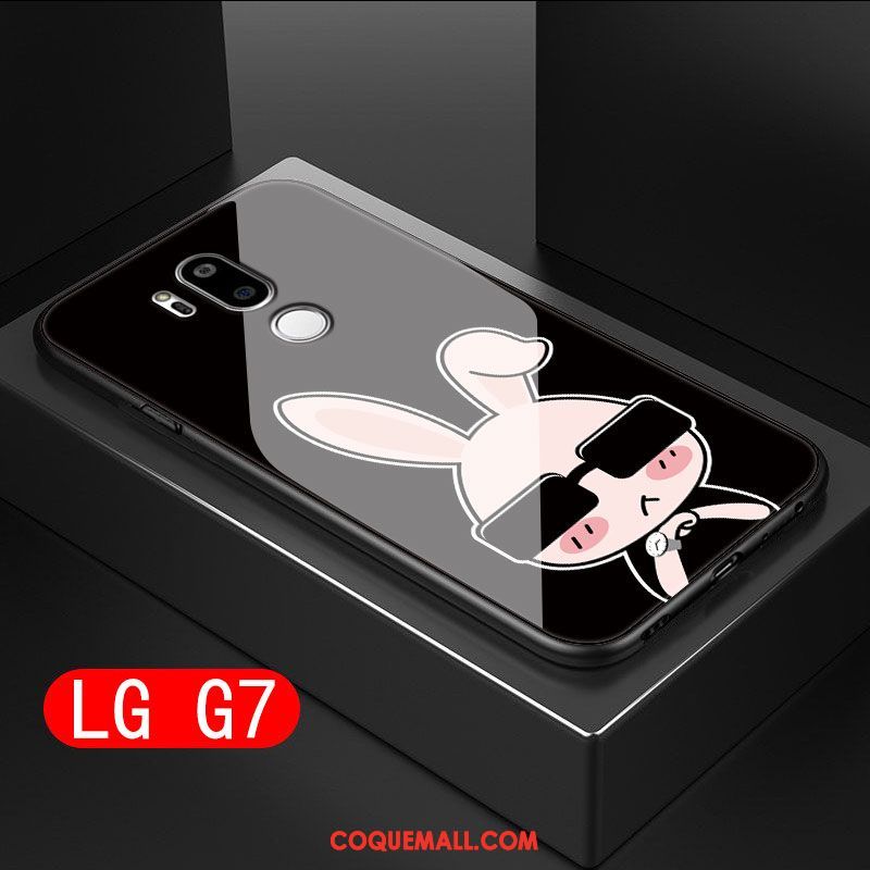 Étui Lg G7 Thinq Verre Téléphone Portable Silicone, Coque Lg G7 Thinq Difficile Incassable