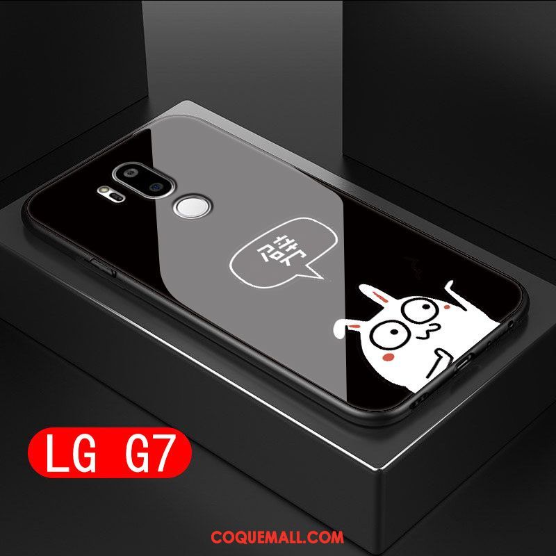 Étui Lg G7 Thinq Verre Téléphone Portable Silicone, Coque Lg G7 Thinq Difficile Incassable