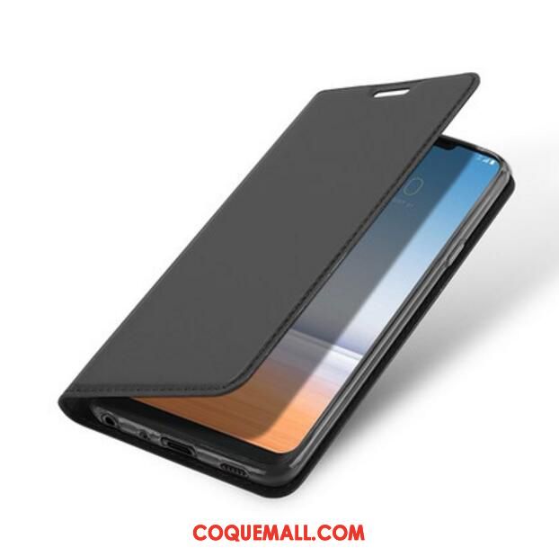 Étui Lg G7 Thinq Étui En Cuir Bleu Tout Compris, Coque Lg G7 Thinq Incassable Téléphone Portable