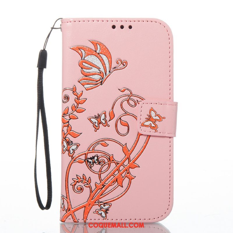 Étui Lg K11 Fleurs De Papillons Imprimé Téléphone Portable, Coque Lg K11 Couleur Protection