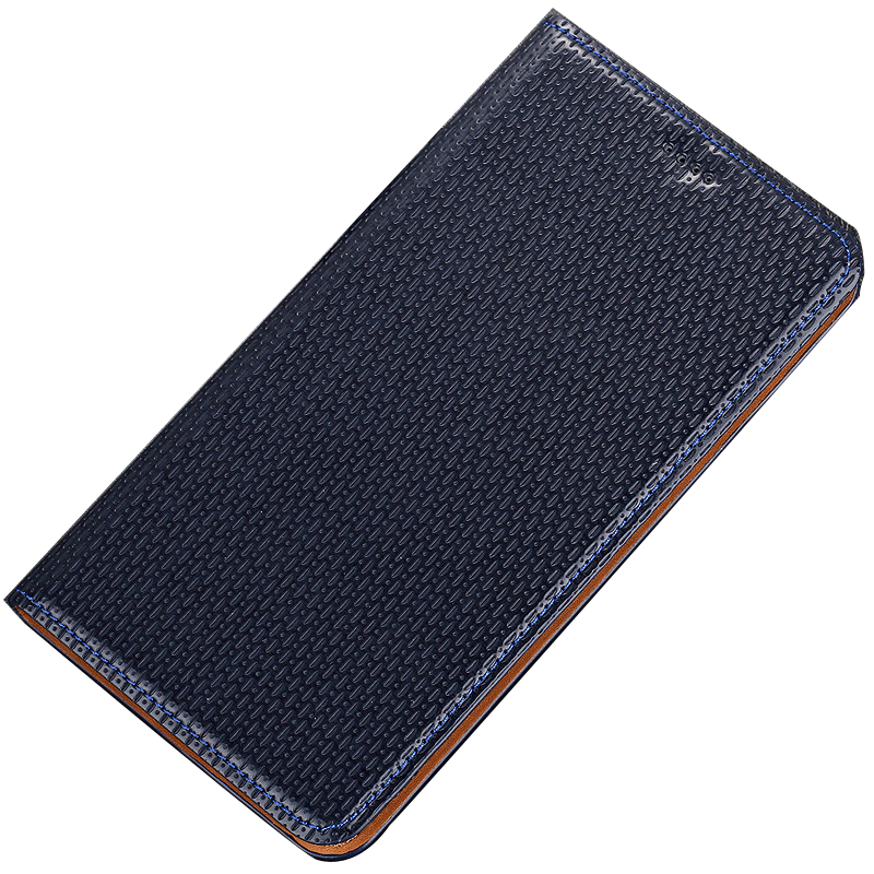 Étui Lg K11 Noir Cuir Véritable Incassable, Coque Lg K11 Téléphone Portable Tout Compris