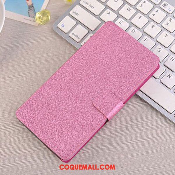 Étui Lg K11 Rose Silicone Fluide Doux, Coque Lg K11 Protection Rose