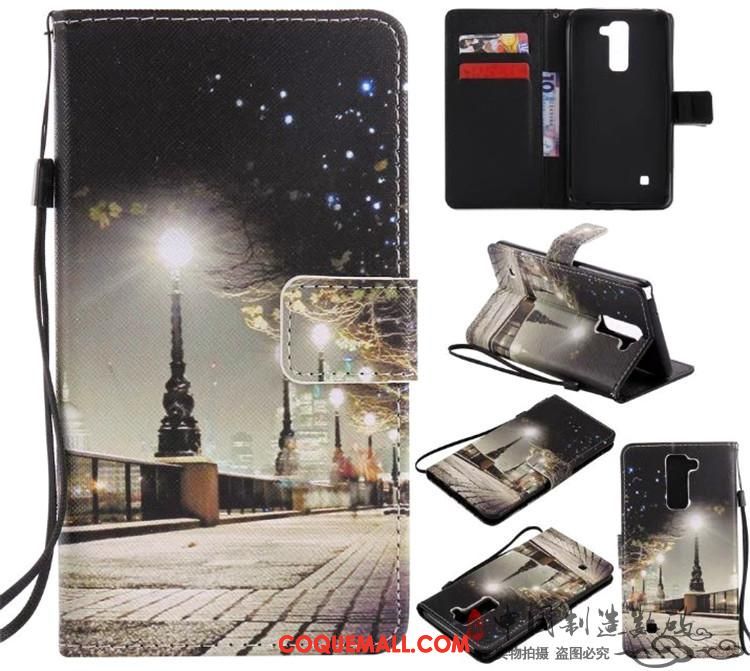 Étui Lg K11 Rose Étui En Cuir Protection, Coque Lg K11 Téléphone Portable Fluide Doux