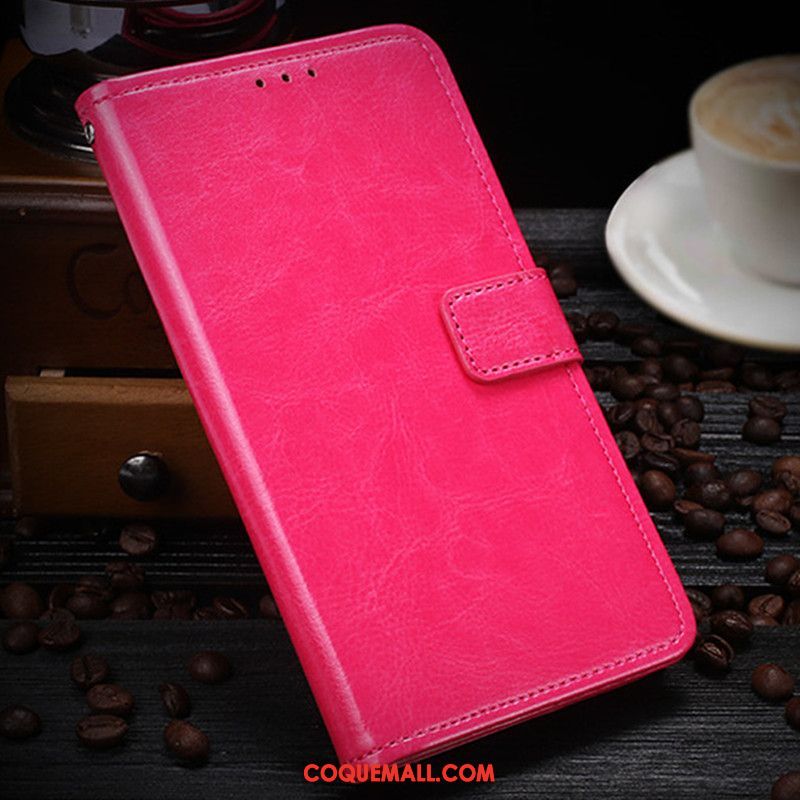 Étui Lg K11 Étui En Cuir Nouveau Téléphone Portable, Coque Lg K11 Rouge Protection