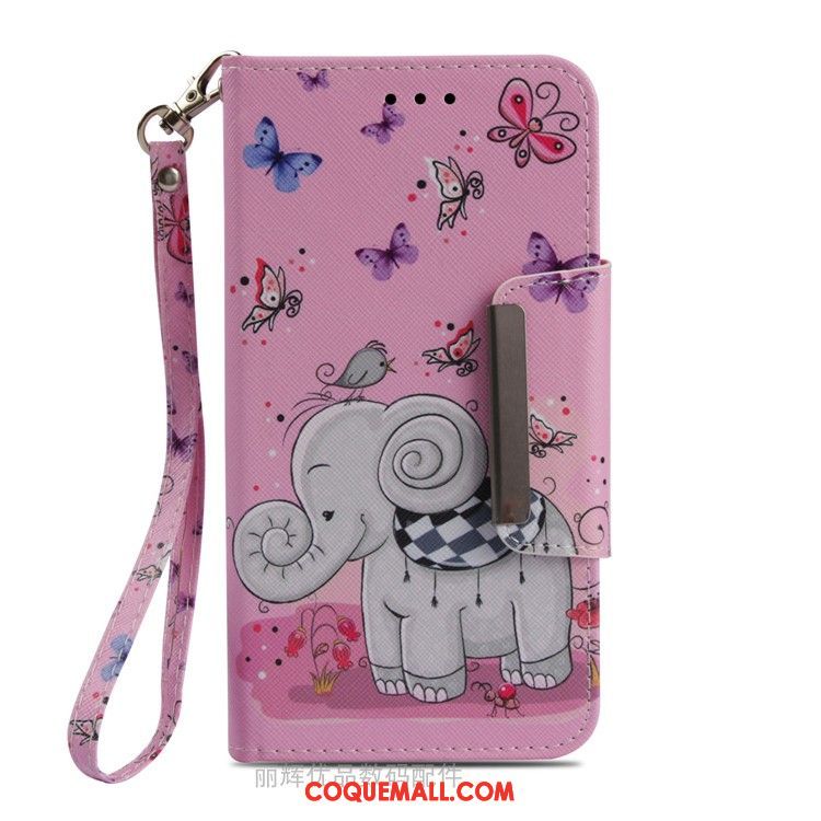 Étui Lg Q Stylus Rose Étui En Cuir Protection, Coque Lg Q Stylus Téléphone Portable