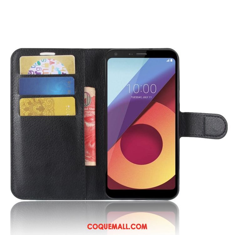 Étui Lg Q6 Carte Étui En Cuir Portefeuille, Coque Lg Q6 Modèle Fleurie Tout Compris