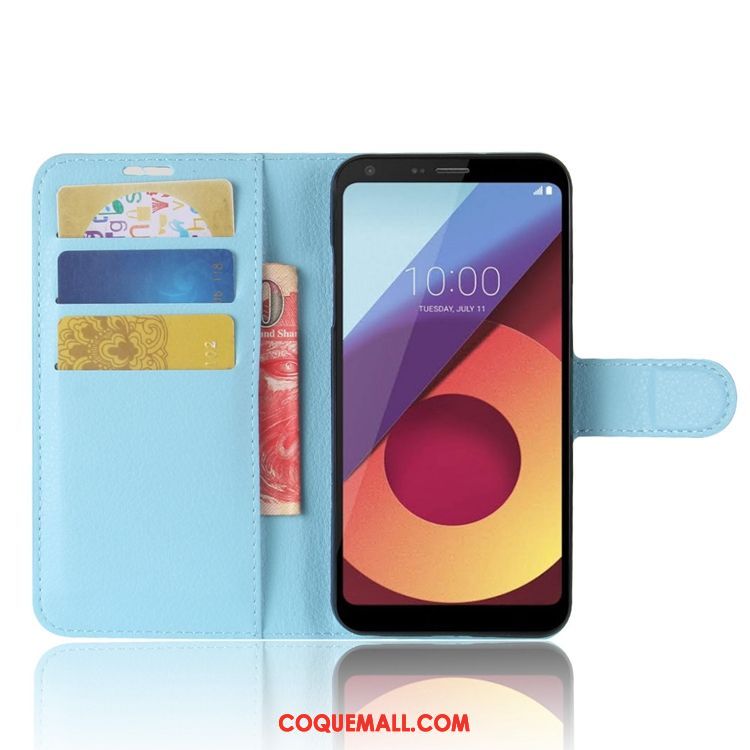 Étui Lg Q6 Carte Étui En Cuir Portefeuille, Coque Lg Q6 Modèle Fleurie Tout Compris