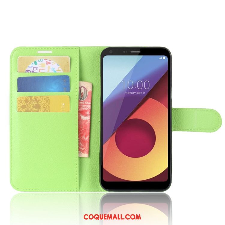 Étui Lg Q6 Carte Étui En Cuir Portefeuille, Coque Lg Q6 Modèle Fleurie Tout Compris