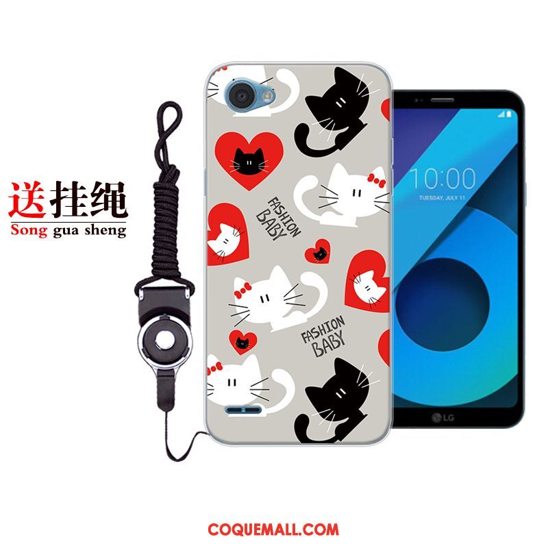 Étui Lg Q6 Fluide Doux Protection Téléphone Portable, Coque Lg Q6 Incassable Silicone