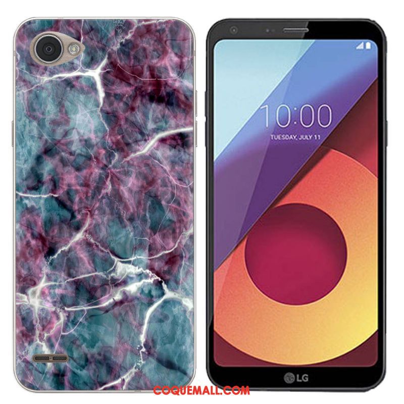 Étui Lg Q6 Jaune Gris Noir, Coque Lg Q6 Silicone Rose