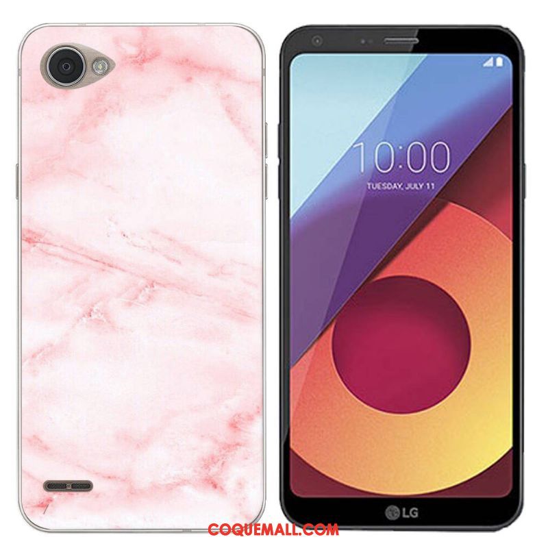 Étui Lg Q6 Jaune Gris Noir, Coque Lg Q6 Silicone Rose