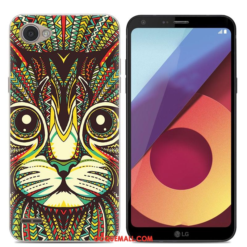 Étui Lg Q6 Protection Incassable Transparent, Coque Lg Q6 Silicone Blanc