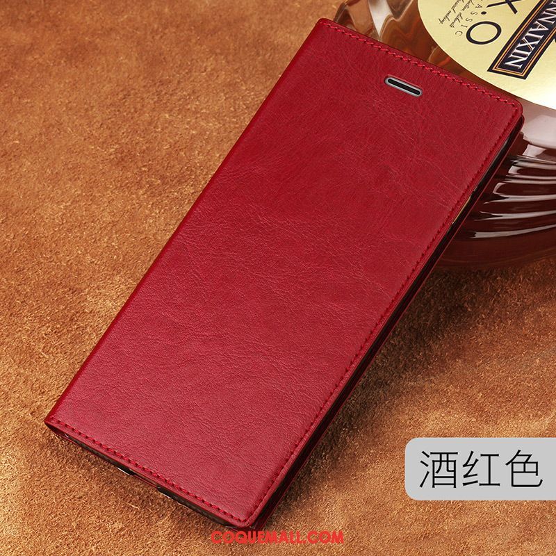 Étui Lg Q6 Rouge Tout Compris Téléphone Portable, Coque Lg Q6 Incassable Simple