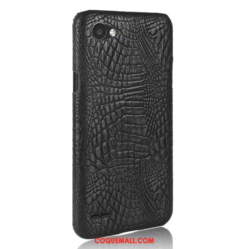 Étui Lg Q6 Téléphone Portable Tendance Rouge, Coque Lg Q6 Difficile Crocodile Modèle Orange