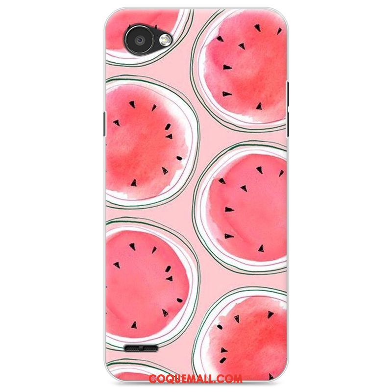 Étui Lg Q6 Violet Silicone Dessin Animé, Coque Lg Q6 Charmant Incassable