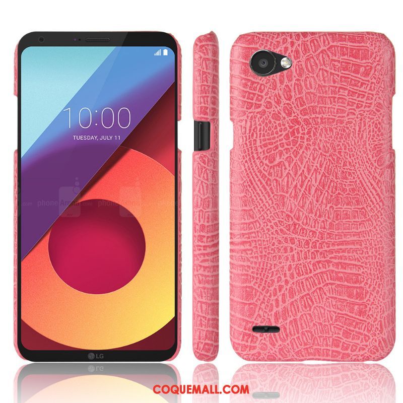 Étui Lg Q6 Étui En Cuir Clair Téléphone Portable, Coque Lg Q6 Incassable Crocodile Modèle