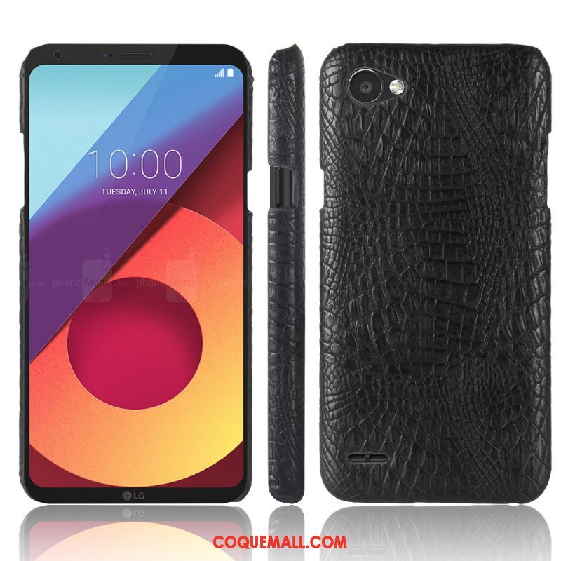 Étui Lg Q6 Étui En Cuir Clair Téléphone Portable, Coque Lg Q6 Incassable Crocodile Modèle