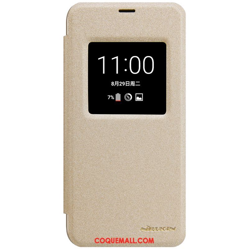 Étui Lg Q6 Étui En Cuir Noir Téléphone Portable, Coque Lg Q6 Dormance