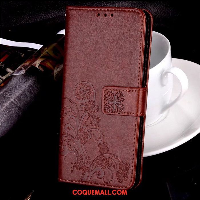 Étui Lg Q6 Étui En Cuir Rose Tendance, Coque Lg Q6 Téléphone Portable Portefeuille