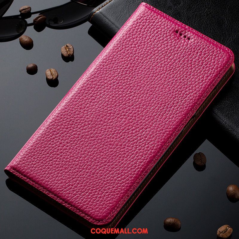 Étui Lg Q7 Europe Cuir Véritable Protection, Coque Lg Q7 Étui En Cuir Tout Compris Braun