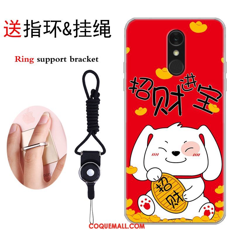 Étui Lg Q7 Marque De Tendance Chat Tout Compris, Coque Lg Q7 Dessin Animé Créatif