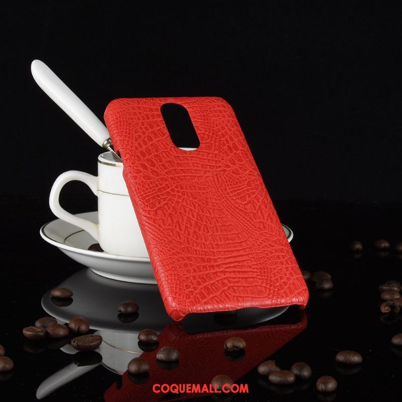 Étui Lg Q7 Nouveau Mode Simple, Coque Lg Q7 Tendance Protection Orange