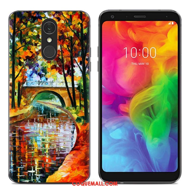 Étui Lg Q7 Protection Fluide Doux Tout Compris, Coque Lg Q7 Téléphone Portable Tendance