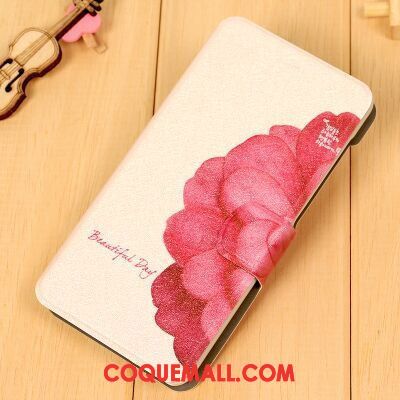 Étui Lg Q7 Rose Protection Étui En Cuir, Coque Lg Q7 Téléphone Portable