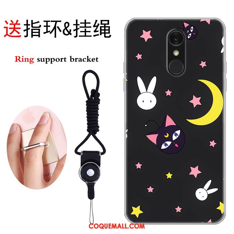 Étui Lg Q7 Silicone Protection Amoureux, Coque Lg Q7 Tout Compris Dessin Animé