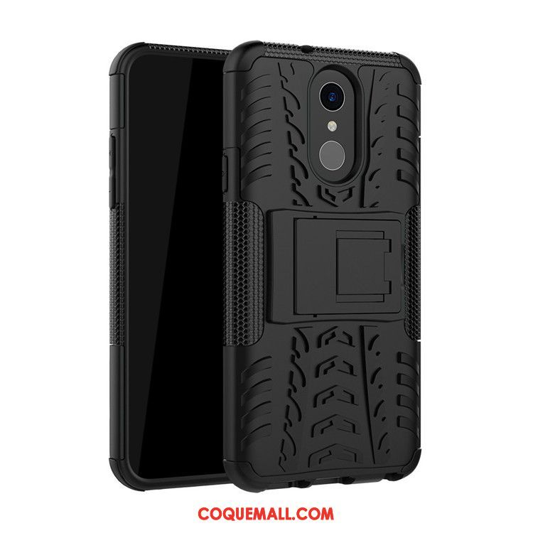 Étui Lg Q7 Téléphone Portable Tout Compris Protection, Coque Lg Q7 Noir Incassable