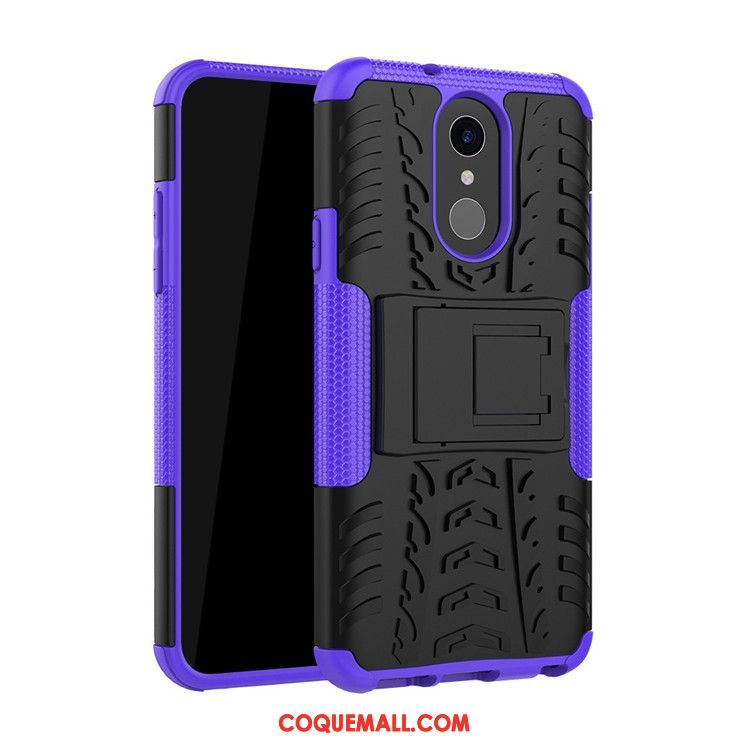 Étui Lg Q7 Téléphone Portable Tout Compris Protection, Coque Lg Q7 Noir Incassable