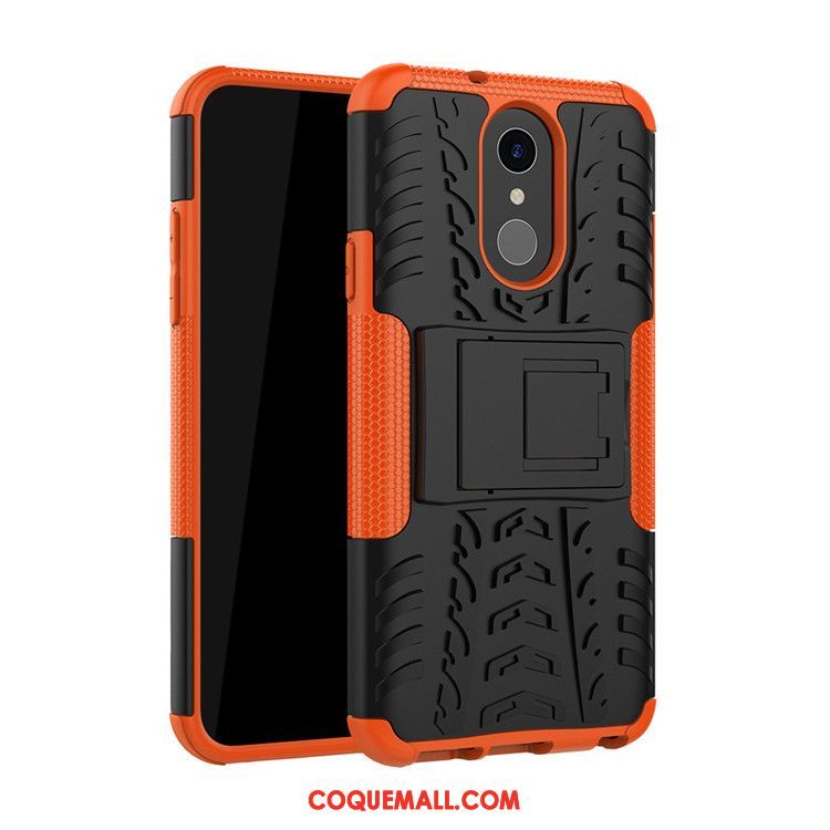 Étui Lg Q7 Téléphone Portable Tout Compris Protection, Coque Lg Q7 Noir Incassable