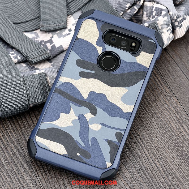 Étui Lg V30 Camouflage Incassable Tendance, Coque Lg V30 Tout Compris Protection Braun