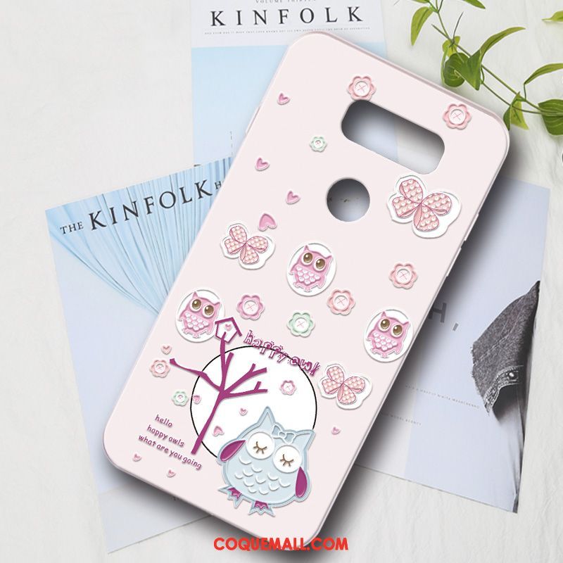 Étui Lg V30 Créatif Protection Dessin Animé, Coque Lg V30 Personnalité Fluide Doux