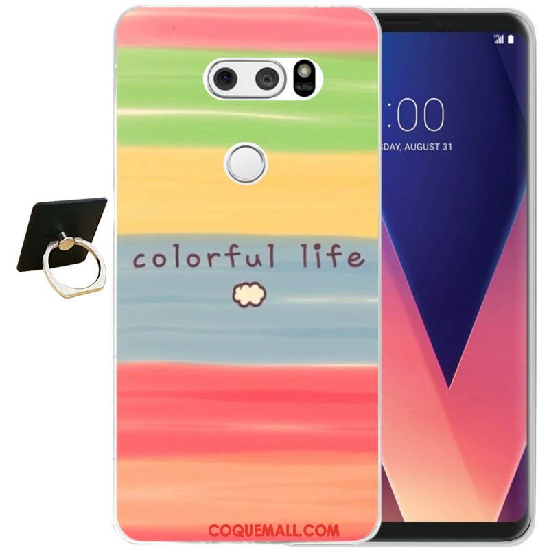 Étui Lg V30 Fleur Incassable Protection, Coque Lg V30 Protection Contre Les Explosions Tout Compris