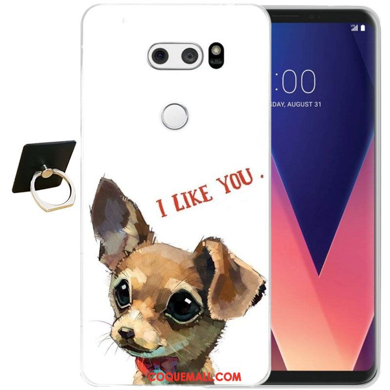 Étui Lg V30 Fleur Incassable Protection, Coque Lg V30 Protection Contre Les Explosions Tout Compris