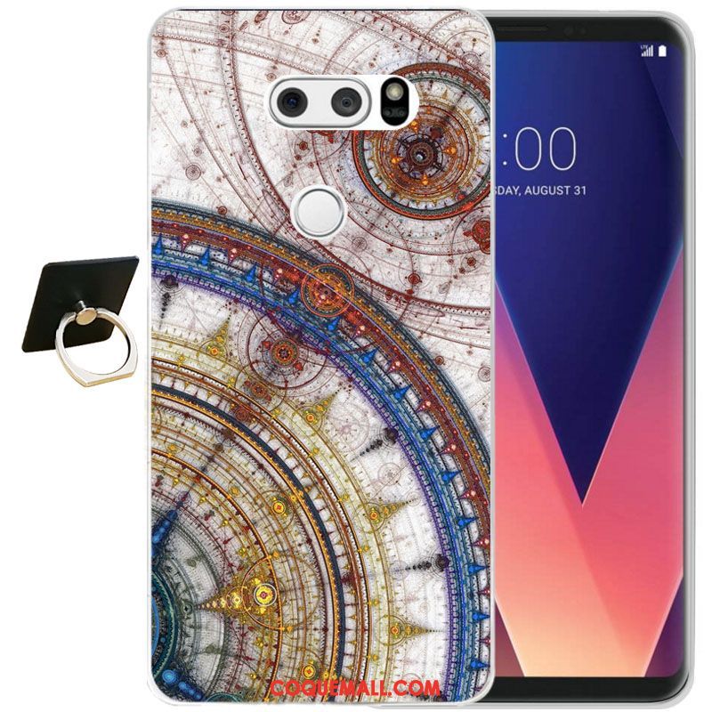 Étui Lg V30 Fleur Incassable Protection, Coque Lg V30 Protection Contre Les Explosions Tout Compris