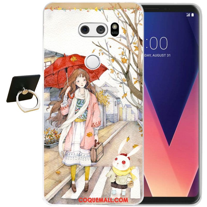 Étui Lg V30 Fleur Incassable Protection, Coque Lg V30 Protection Contre Les Explosions Tout Compris